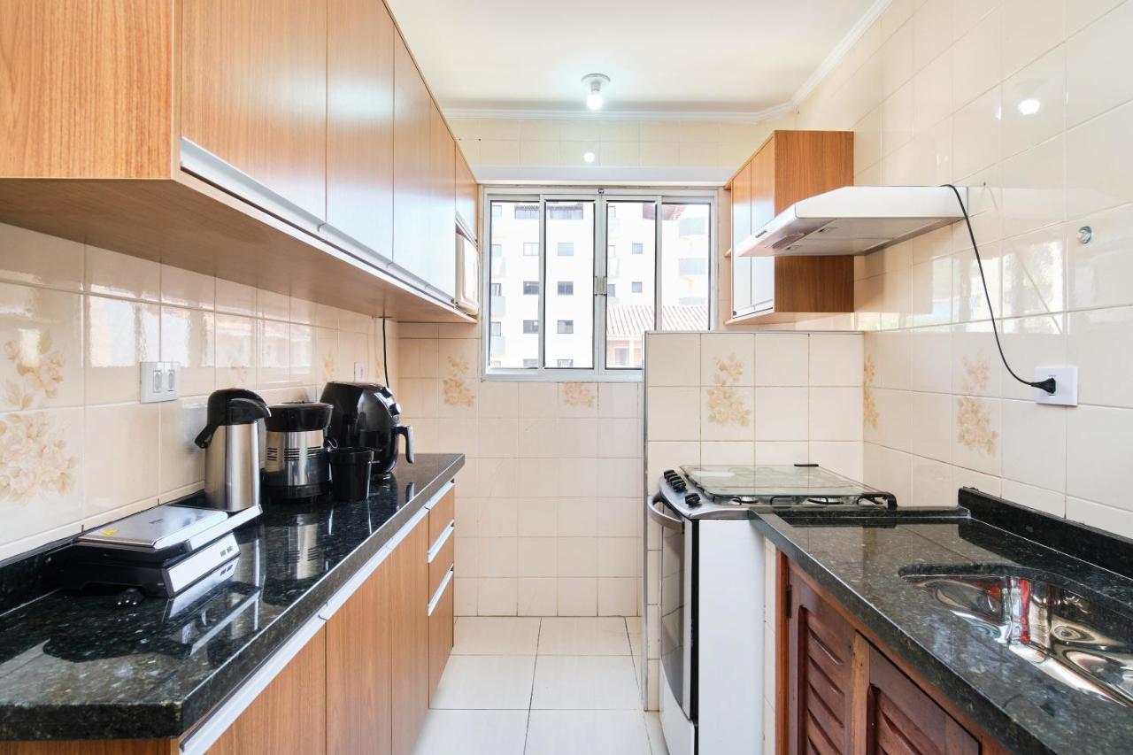 Apartamento A 100 Metros Da Praia, Bem Localizado, Com Ar Condicionado E Wi-Fi - 14 - Edificio Lenamar II Ubatuba Eksteriør bilde
