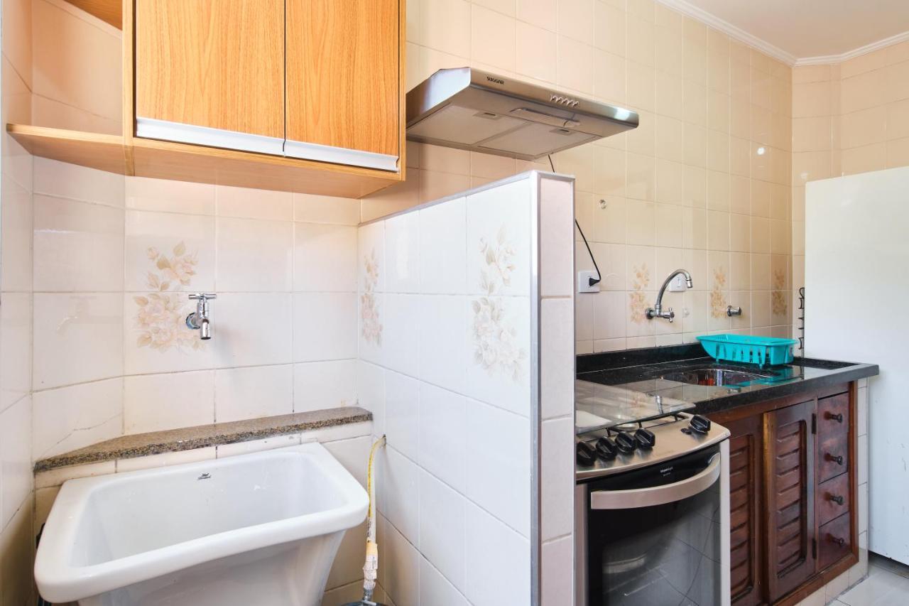 Apartamento A 100 Metros Da Praia, Bem Localizado, Com Ar Condicionado E Wi-Fi - 14 - Edificio Lenamar II Ubatuba Eksteriør bilde